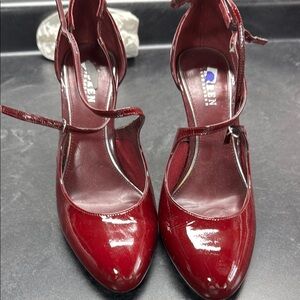Bordello Women's Red Patent Leather Heels